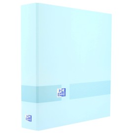 Oxford, 4 Ring Binder A4+, Extra Cover, Spine 40 mm, Pastel Blue
