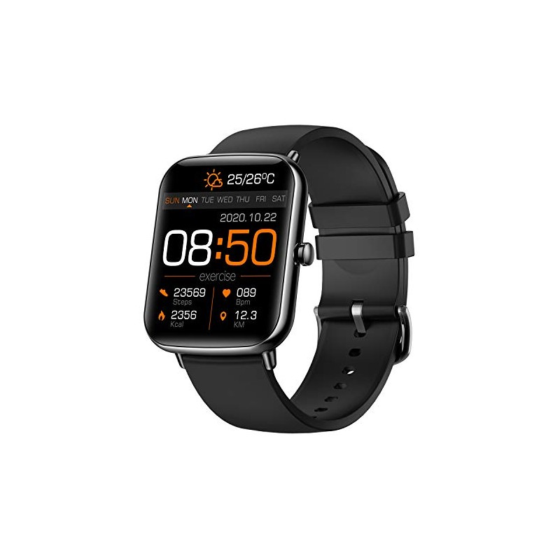 JCDBT Smartwatch - Health Tracker: Heart Rate, Calorie and Step