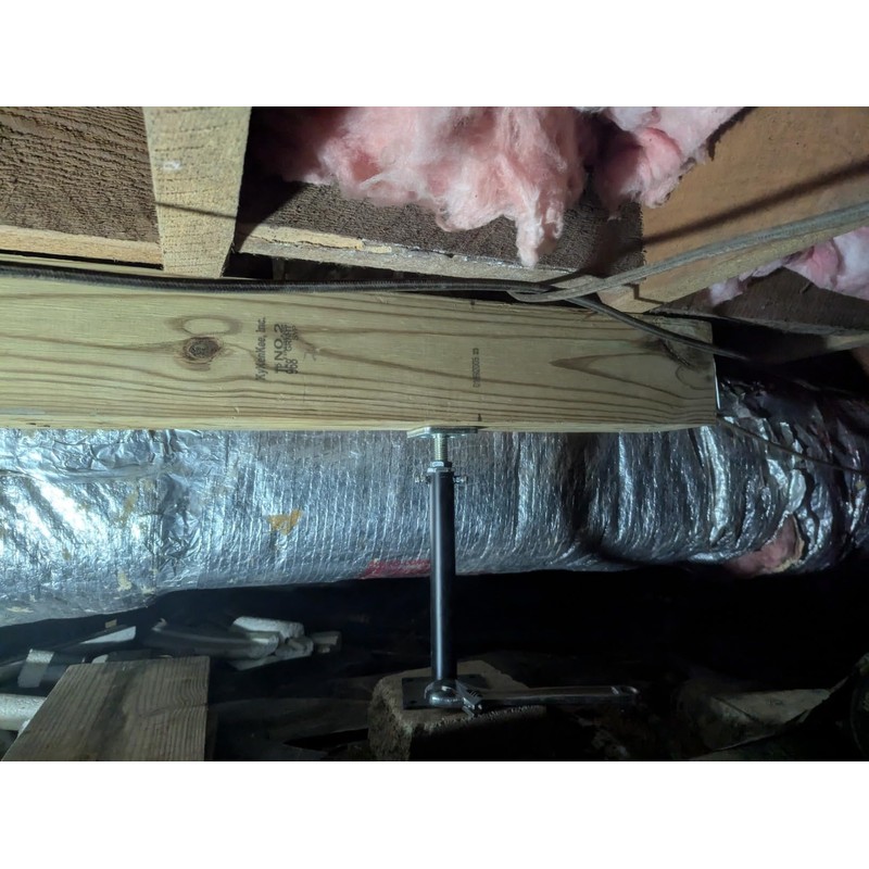 YXGJDP 2 Pack Adjustable Floor Jack,Basement Jack Post Floor Joist