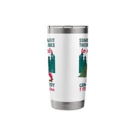 Camping Buddy I Married Mine Tent Couples Family Stainless Steel Insulated Tumbler