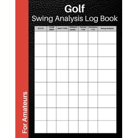 Golf Swing Analysis Log Book for Amateurs: Track Your Performance and Improve Your Swing with Comprehensive Golf Swing Analysis | 120 Pages | 8.5 x 11 Inches