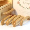 streeHerjjkeA1 Pack of 6 Wooden Cabinet Handles, Furniture Handle, Beech