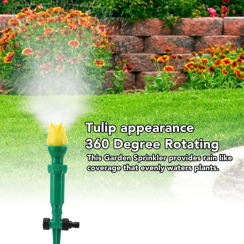 Garden Sprinkler 360 Degree Rotating Lawn Sprinkler Adjustable Yard Sprinklers