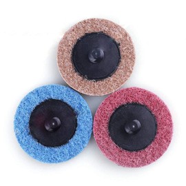 SagaSave 45 Pieces Sanding Discs Kit, 50 mm Aluminium Oxide Fine Sandpaper with 1 Piece Sanding Disc Holder for Roll Lock Surface Fine Grinding CD Air Conditioning