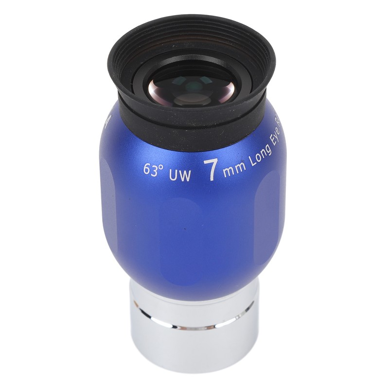 Telescope Eyepiece 63 Degree Wide Angle 7mm 1.25in Interface Anti
