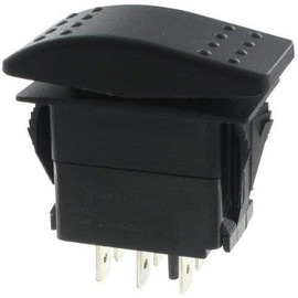 Rocker Switches DP (ON)OFF(ON) 20A 12V SEALED Non-ill