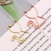 Meliyya Pack of 30 Paper Clips Cartoon Cat Motif Metal