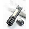LJK Lampara Táctica Recargable Con Zoom 4 Modos Mini 3000
