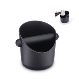 HOMEE Espresso Knock Box Coffee Grounds Container with Removable Knock Bar,Espresso Dump Bin with Non-Slip Base,Shock-Absorbent Espresso Accessories,Durable Barista Tool for Coffee Bar Kitchen Counter