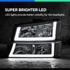 G-PLUS LED DRL Headlights, Compatible with 2003-2006 Chevy Avalanche 1500