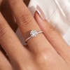 Mejewri Moissanite Engagement Rings 925 Sterling Silver Rings Promise Wedding