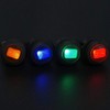 Taiss/4Pcs Rocker Toggle Switch Waterproof Round 12V 20A 4 Colours