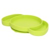 Kids Divided Plates Safe Silicone Foldable Prevent Slipping Toddler Suction