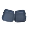 Tupperware Twin Size 2 Lunch Box Dark Blue Safari Sandwich