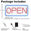 iDecoMart 16 Inch LED Open Sign, Ultra Bright 5 Modes
