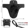 NICEDACK Mud Guard, 2Pcs MTB Bicycle Mudguards for 26" 650B