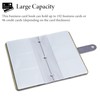 Mtzmy PU Leather Business Card Holder for 96 Cards, Ideal