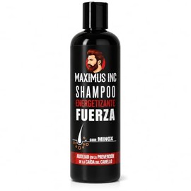 Shampoo Crecimiento Cabello Hombre con Activos Estimulantes y Minox - Detiene la Caída y Fortalece los Folículos - Champú Engrosador Anticaida Diario para Pelo Fino o Debilitado 500 Ml