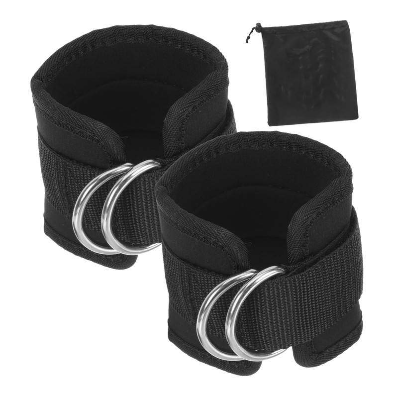 Sosoport 2sets Ankle Straps for Working Out Adjustable Gym Training