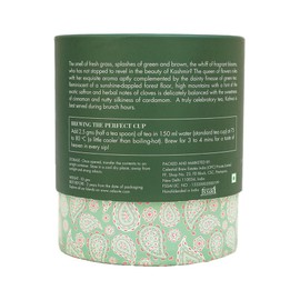 Celeste Kashmiri Kahwa Green Tea – Premium Loose Leaf Kahwa Tea with Saffron, Almonds, Rose, and Spices – 100% Natural Kashmiri Kahwa Chai – (1.7 oz) (50gm) (20 Cups)