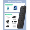 Hub USB 3.0 con alimentación, divisor de concentrador USB de