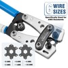 Tivorex Battery Cable Wire Lug Crimping Tool for AWG 8-1/0