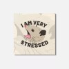 Unbranded Opossum is Very Stressed 4'' X 4'' Square Wooden