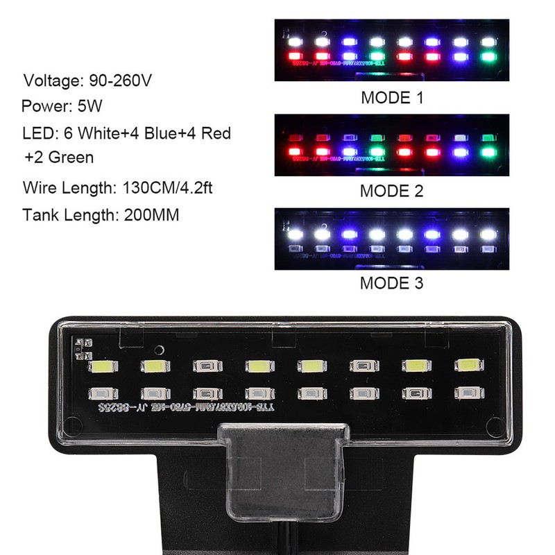 Fish Tank Clip On Light Professional High Brightness Mini Ultrathin