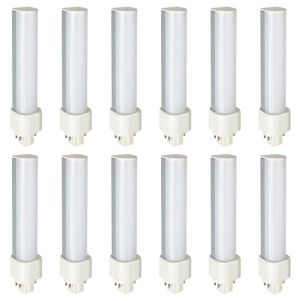 Sunlite 41349-SU LED Horizontal PLD Light Bulbs 9 Watts (26W Equivalent), 950 Lumens, G24q Base, Ballast Dependant, CFL Replacement, UL Listed, 12 Pack, 35K - Neutral White