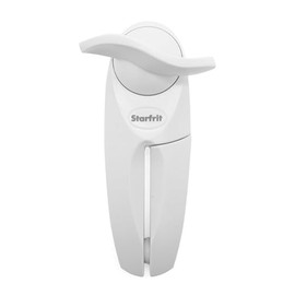 Starfrit Starfrit Little Beaver Can Opener - Safe - Holds and Leaves No Sharp Edges on Lid - Comfort Grip - 3 year warranty - White