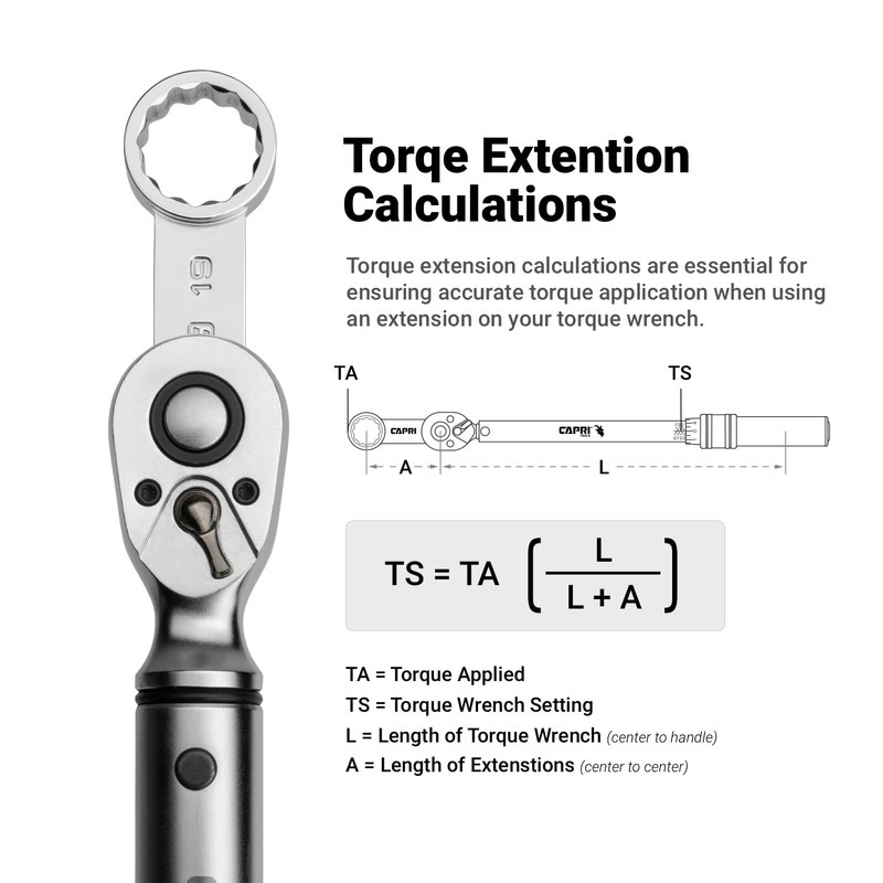 Capri Tools 1/2 in. Drive 22 mm Torque Adapter, 12-Point