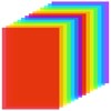 14 Pcs A4 Colour Overlays for Dyslexia, Coloured Transparency Sheets,