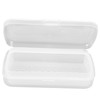 OHPHCALL Box of Manicure Tools Nail Organizer Nail Bits Clear