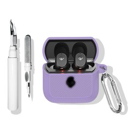 SKPY Premium Silicion Shockproof Case Compatible with Skullcandy Mod with Anti-Lost Carabiner Cleaning Tools Protective Cover for Boys Girls Womens Mens