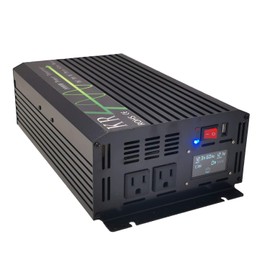 KRXNY 1000W Pure Sine Wave Power Inverter 12V DC to 110V 120V AC 60HZ with USB Port for Car/RV Home Solar System