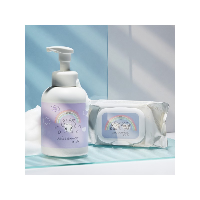 Jung Saem Mool 정샘물 키즈 마일드 버블 폼 + 워터풀수딩패치(별)