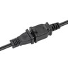 Yeatel Cable De Extensión De Alimentación De 2 Clavijas De