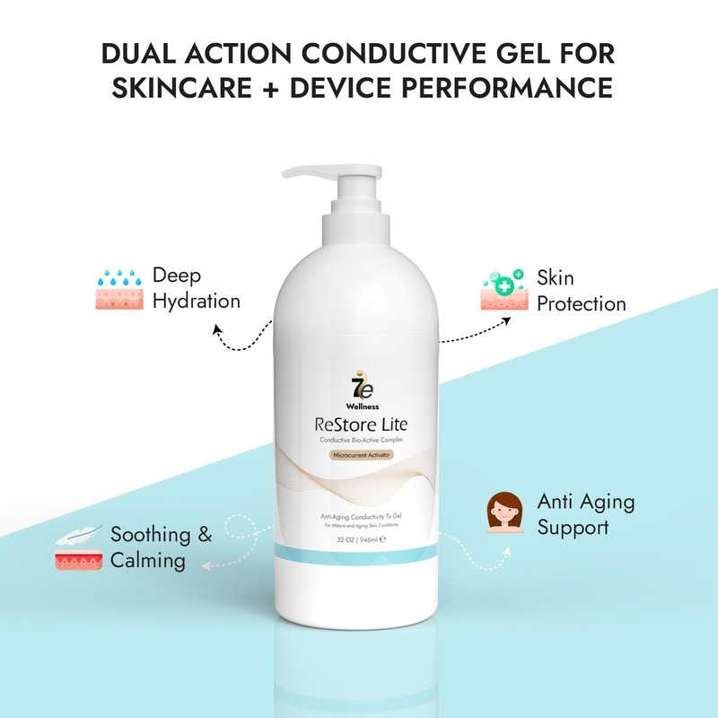 7eWellness Myolift Restore Lite Gel- 32oz - Conductive Gel for