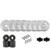 Labeda Addiction Roller Hockey Wheels + Hybrid Ceramic Bearings White