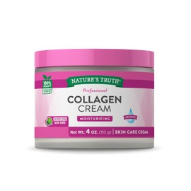Nature's Truth Collagen Cream | 4 oz | Professional Strength | Paraben & SLS Free, Gluten Free | For Face and Body