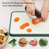 KITCHENDAO Come Apart Mezzaluna Salad Chopper Knife Tool, Easy Cleaning,