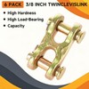 JMIATRY 6PCS 3/8 Chain Link Connector Alloy Steel 3/8 Inch