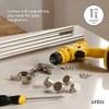 Umbra Cappa Double Curtain Rod Set for Window Drapery –