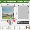 HOFUDON Window Screen Adjustable Magnetic Window Screen Replacement Max 43”
