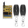 DC12V 24V Wireless Remote Control Switch 2CH 10A 433Mhz Relay