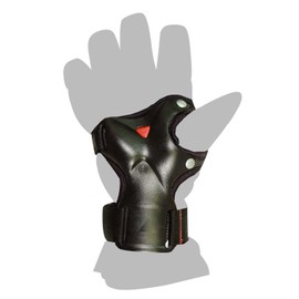 North Peak NP-2406 BK Snowboard Wrist Guard, Overglove Type, One Size Fits Most