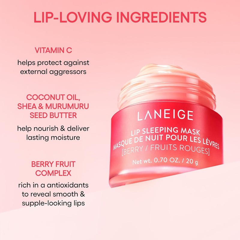 LANEIGE Lip Sleeping Mask Baya (Mascarilla De Noche Para Labios)