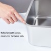 Nyutu XL Stainless Steel Litter Box, Extra Large High Sided