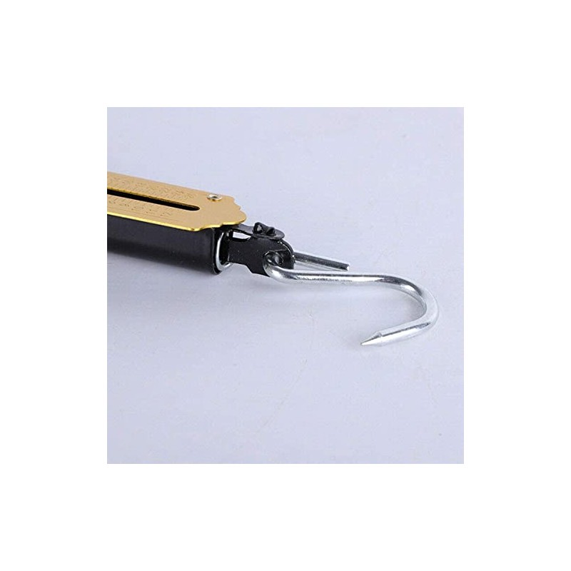 Spring Balance Scales 50KG Hanging Hook Handheld Metal Weighing Scale
