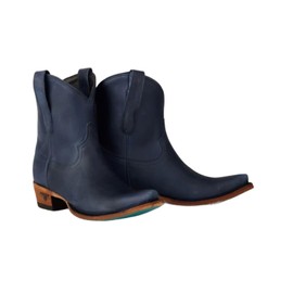 Lane Women's Emma Jane Western Booties Snip Toe - LB0564L 8 1/2 M US Navy